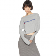 冠军（Champion）  CW-NS413 女士短款长袖T恤