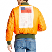 美国军装制造商！Alpha Industries 阿尔法工业 男士 MA-1 飞行夹克