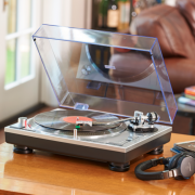 铁三角（Audio-technica） AT-LP120-USB 直驱式黑胶唱机 复古入门