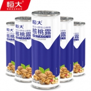 恒大 核桃露花生味240ml*16罐装整箱