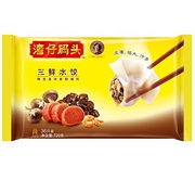 凑单好价：7件x36只/件 湾仔码头 手工水饺 三鲜口味