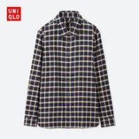 UNIQLO 优衣库 412264 女士法兰绒格子衬衫