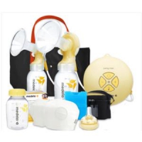 medela 美德乐 丝韵翼双边电动吸奶器 免手扶礼包套装