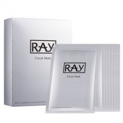 RAY 妆蕾 银色清洁保湿补水蚕丝面膜 35g*10片 *2件 89.85元含税包邮（2件7.5折，合44.9元/件）