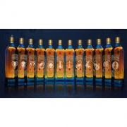12日0点、双12预告： JOHNNIE WALKER 尊尼获加 蓝牌威士忌 12星座限量款 200ml*12瓶 4359元包邮（双重优惠）
