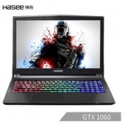 Hasee 神舟 战神 i5-9600k+1060 6G+8G+1T&256G ZX7-CR6DH 15.6英寸游戏本
