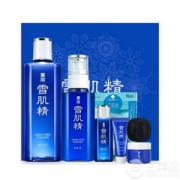 雪肌精 黄金水乳雪肌礼盒（化妆水180ml+乳液130ml+纸膜15粒+4件套） 送3件套*2