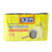 家来纳 厚实型垃圾袋 银灰色 45cm*50cm 25只*5卷