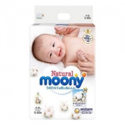 moony 尤妮佳 Natural Moony 皇家系列 婴儿纸尿裤 S60片 *3件