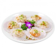 海天下 冷冻蒜蓉粉丝扇贝 6只 200g