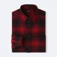 优衣库 UNIQLO 416055 男装 法兰绒格子衬衫(长袖)