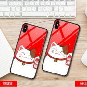 龙麟宫 苹果/Oppo/Vivo/华为/小米 钢化玻璃手机壳