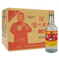 泸州老窖 二曲白酒 光瓶二曲整箱白酒 52度 500ml*12瓶装 184元包邮（需用券）