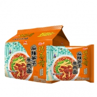 统一 方便面 麻辣笋子牛肉面 112g*5袋