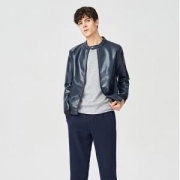 MAXWIN 马威184115001 男士皮衣外套