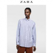ZARA 05596409400 男士条纹棉质衬衫