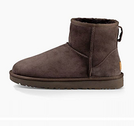 防水防污不臭脚，真皮毛一体！UGG Classic Mini II系列 女士羊皮短筒雪地靴