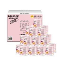 清风 质感纯品青春版 卷纸 3层245段*24卷