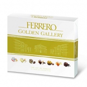 费列罗（FERRERO）  金色画廊豪华巧克力礼盒42粒 401g