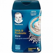 Gerber 嘉宝 DHA益生菌米粉米糊 8盎司（227g）6罐装 124.29元