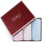 SANLI 三利 素雅格调毛巾 33*72cm 110g*3条装  18.9元