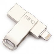 BanQ A6S 苹果手机U盘 MFI认证 珍珠银 128GB 174.9元包邮（需用券）
