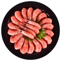 Sirena 原装进口熟冻加拿大北极虾 腹籽率75%-80% 1kg