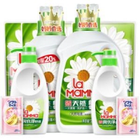 妈妈壹选 （皂液洗衣液2kg和1kg各一瓶、内衣皂液300gx2、皂液100gx4、柔顺剂50gx2） *2件