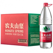 农夫山泉天然水1.5L*12箱装 家庭用水 饮用水 30.9元