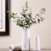 Hoatai Ceramic 华达泰陶瓷 花瓶摆件 石纹直筒款（单花瓶）大号