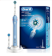 《中餐厅2》同款！博朗 Oralb 欧乐B P2000蓝 电动牙刷