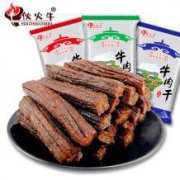 伙火牛 内蒙古 风干牛肉干 250g*2袋