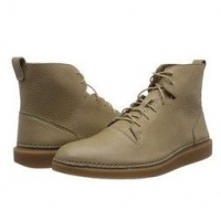 限尺码：Clarks 其乐 Hale Rise 26138239 男士牛皮高帮休闲鞋 552.55元含税包邮