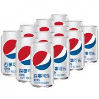 限华东：百事可乐 轻怡 碳酸饮料 330ml*12听*2件