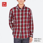 12日0点、双12预售： 优衣库 UNIQLO 411908 男装 法兰绒格子衬衫