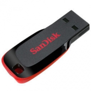 SanDisk 闪迪 酷刃 CZ50 16GB U盘 黑红 33.9元