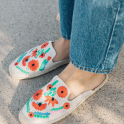 Soludos   IBIZA EMBROIDERED MULE 刺绣印花穆勒鞋