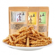 280g*4袋！卧龙 甜辣/烧烤/海苔味 手工小麻花