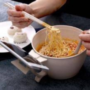 IMANT依蔓特 有盖泡面碗 自带手机架