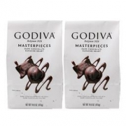 Godiva 歌帝梵 软心夹心黑巧克力 415g*2袋 199元包邮