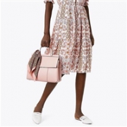 TORY BURCH汤丽柏琦 T Satchel 女士翻盖手提包