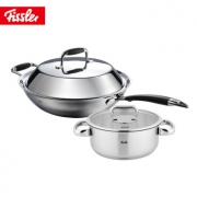 菲仕乐（Fissler）  希思莉 炒锅汤锅套装 30CM