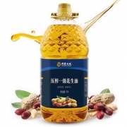 非转基因 荆楚大地 一级 物理压榨花生油5L