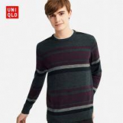12日0点、双12预售： UNIQLO 优衣库 412734 男士美利奴针织衫