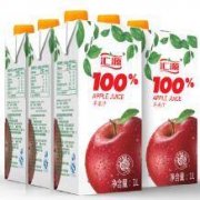 汇源果汁 青春版 100%苹果汁饮品 1LX5盒*2件