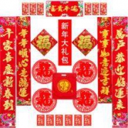 小艾艾 2019猪年 新春对联 大礼包 14件套