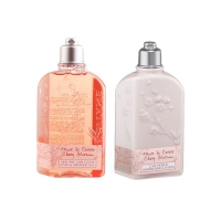 欧舒丹（LOCCITANE）  甜蜜樱花 沐浴啫喱+身体乳 250ml*2瓶