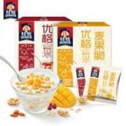 桂格 即食水果麦片 优格麦果脆225g*2盒
