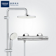 高仪（GROHE ）  27389002+34594000 新天瀑恒温淋浴花洒套装