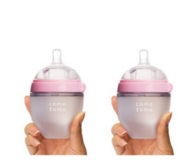150ml*2只*2件！COMOTOMO可么多么宽口径 硅胶奶瓶